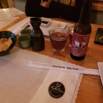 Sushi Bear - Yummy churro like appetizer chips and japanese beer different than usually found - Sushi Bars Near Me - Tustin, California