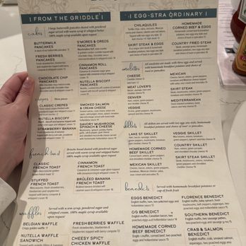 Lake St Cafe - Addison - Menu Back - Breakfast & Brunch Near Me - Addison, Illinois