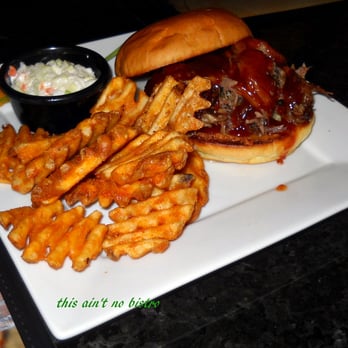 Tick Tock Lounge - Pulled pork with waffle chips - Lounges Near Me - Indianapolis, Indiana Tick Tock Lounge - Pulled pork with waffle chips - Lounges Near Me - Indianapolis, Indiana