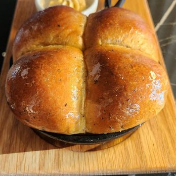 Gordon Ramsay Steak - Herbed warm bread with spiced butter - Steakhouses Near Me - Richmond, British Columbia