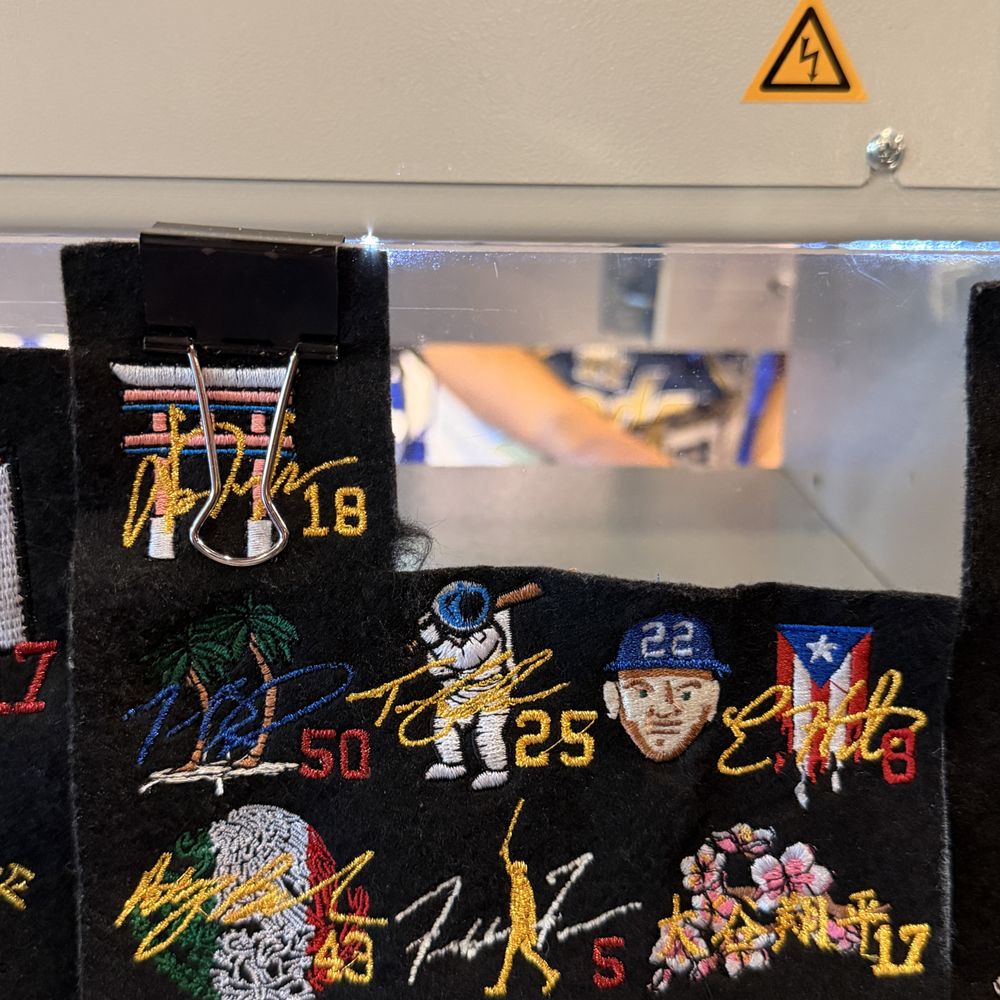 Dodgers Clubhouse - embroidery samples - Sports Wear Near Me - Rancho Cucamonga, California Dodgers Clubhouse - embroidery samples - Sports Wear Near Me - Rancho Cucamonga, California