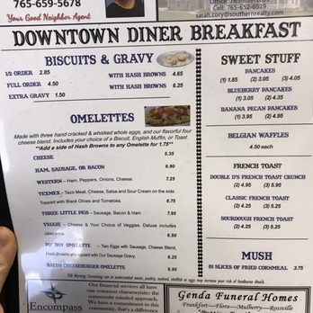 Downtown Diner - Diners Near Me - Frankfort, Indiana