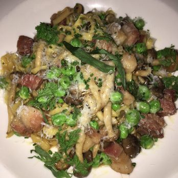 Quinn's - Pea/ham pasta - New American Near Me - Seattle, Washington