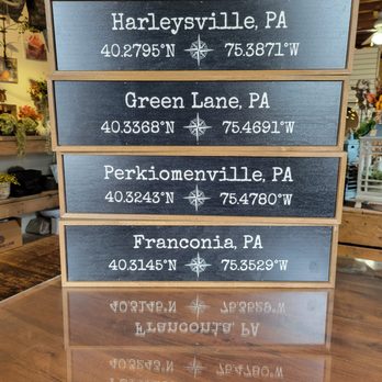 The Mill Keeper - We love our town signs...and our neighbors do too! These make great gifts. Various towns are in-stock. - Home Decor Near Me - Harleysville, Pennsylvania The Mill Keeper - We love our town signs...and our neighbors do too! These make great gifts. Various towns are in-stock. - Home Decor Near Me - Harleysville, Pennsylvania