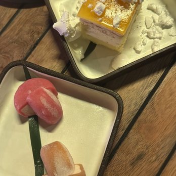 Sushi Bichi - Mochidoki and some type of lemon cake - Sushi Bars Near Me - Miami Beach, Florida Sushi Bichi - Mochidoki and some type of lemon cake - Sushi Bars Near Me - Miami Beach, Florida