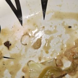 Poblano's Mexican Grill - Hair in the food after eating 1/3 of it.