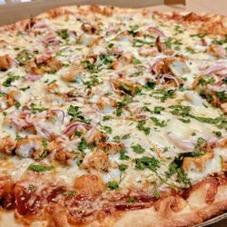 The Marketplace - BBQ chicken pizza for fight night. Love that they use in-house prepared chicken for this. Solid.