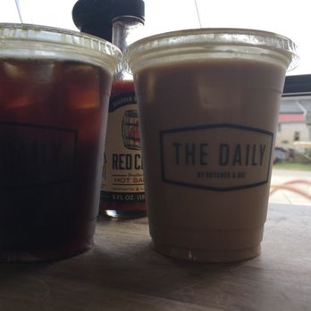 The Daily - Iced almond latte and cold brew. They made the almond milk in house! - Coffee & Tea Near Me - Charleston, South Carolina The Daily - Iced almond latte and cold brew. They made the almond milk in house! - Coffee & Tea Near Me - Charleston, South Carolina