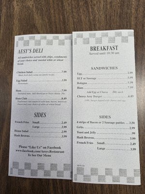Menu photo 2 Aesy's Roanoke, VA