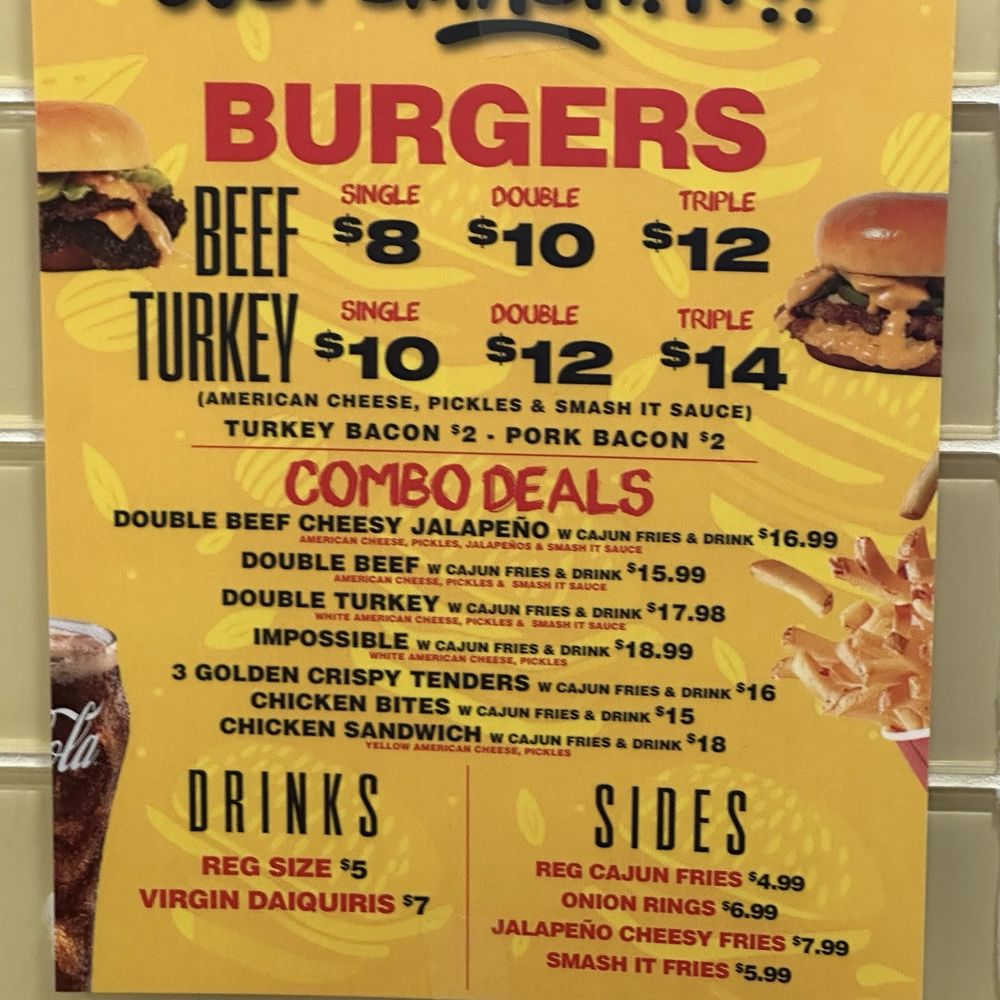 Just Smash It - Menu - Burgers Near Me - Detroit, Michigan
