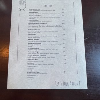 Let’s Yolk About It - menu 11/2023 - Breakfast & Brunch Near Me - Long Beach, California Let’s Yolk About It - menu 11/2023 - Breakfast & Brunch Near Me - Long Beach, California