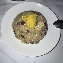 Chinese sausage and garlic fried rice Chinese sausage and garlic fried rice