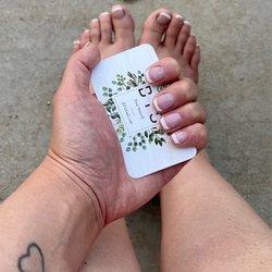 BTS Nails - French nails and toes.