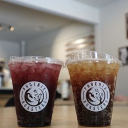 Phoenix Roasters - Blueberry Seltzer & Stout Truffle Seltzer @tiffhuangry