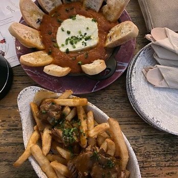 Union Tavern - Baked Goat Cheese & Disco Fries - New American Near Me - Nashville, Tennessee Union Tavern - Baked Goat Cheese & Disco Fries - New American Near Me - Nashville, Tennessee