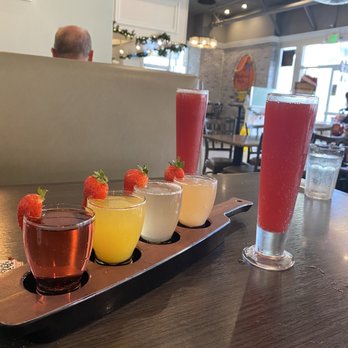 Broken Yolk Cafe - Flight of mimosa - Breakfast & Brunch Near Me - Del Mar, California Broken Yolk Cafe - Flight of mimosa - Breakfast & Brunch Near Me - Del Mar, California