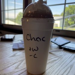 Tipped Cow Creamery - Chocolate shake