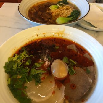 Noodle Nest - N1. Signature Lanzhou Beef Noodles, N3. Braised Beef Noodles - Chinese Near Me - Irvine, California