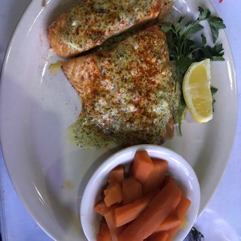 Woody's Steak House - Broiled Norwegion Salmon - Steakhouses Near Me - Ottawa, Illinois Woody's Steak House - Broiled Norwegion Salmon - Steakhouses Near Me - Ottawa, Illinois
