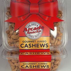 Freshly Roasted Gourmet Jumbo Cashews Gift Package