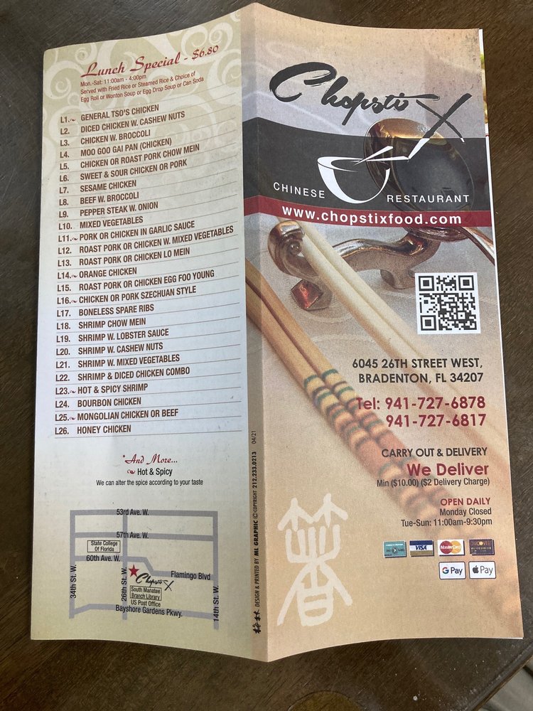 CHOPSTIX CHINESE RESTAURANT Updated September 2024 28 Photos & 37