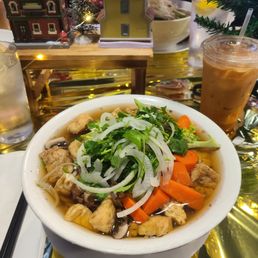 Tofu noodle soup Tofu noodle soup