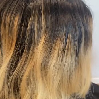 Flaunt Salon - The phases to get to icy blonde took a while, but with brenda's work and my patience and maintenance we got there! See after pics - Hair Salons Near Me - Long Beach, California