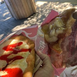 Strawberry and apple beaver tails