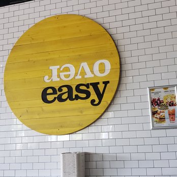 Over Easy - Gilbert - logo on the wall - Breakfast & Brunch Near Me - Gilbert, Arizona