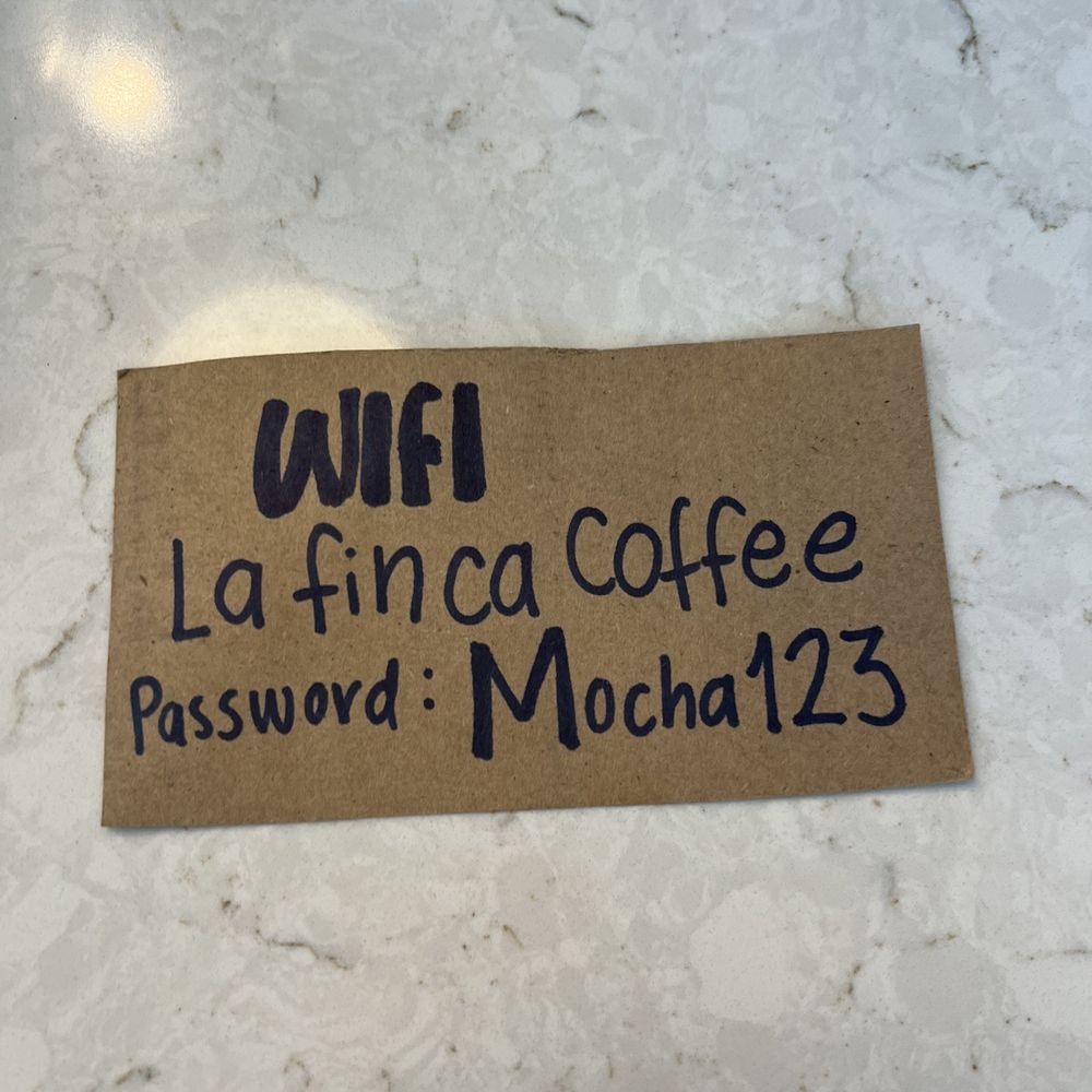 La Finca Coffee Shop - WiFi password - Coffee & Tea Near Me - St Louis, Missouri