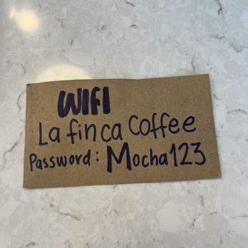La Finca Coffee Shop - WiFi password - Coffee & Tea Near Me - St Louis, Missouri