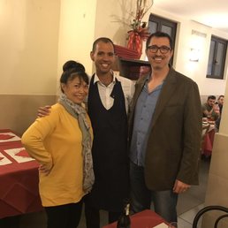 With the best waiter in Rome, Giorgio! With the best waiter in Rome, Giorgio!