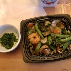 Ryce Asian Bistro - Basil Shrimp + Seaweed Salad (to go)