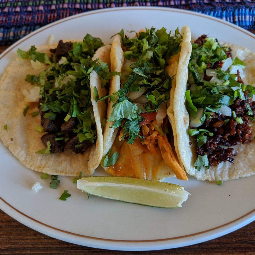 Acajutla - Chorizo, beef and chicken tacos - Mexican Near Me - Edmonton, Alberta