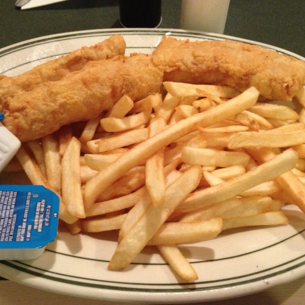 Mr Chicken - Cod Dinner (3 piece). Snack is 2 pieces of fish. - American Near Me - Dearborn Heights, Michigan Mr Chicken - Cod Dinner (3 piece). Snack is 2 pieces of fish. - American Near Me - Dearborn Heights, Michigan