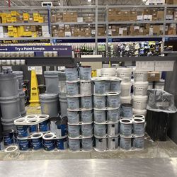 Lowe's Home Improvement - Nobody seems to ever be working the paint counter here
