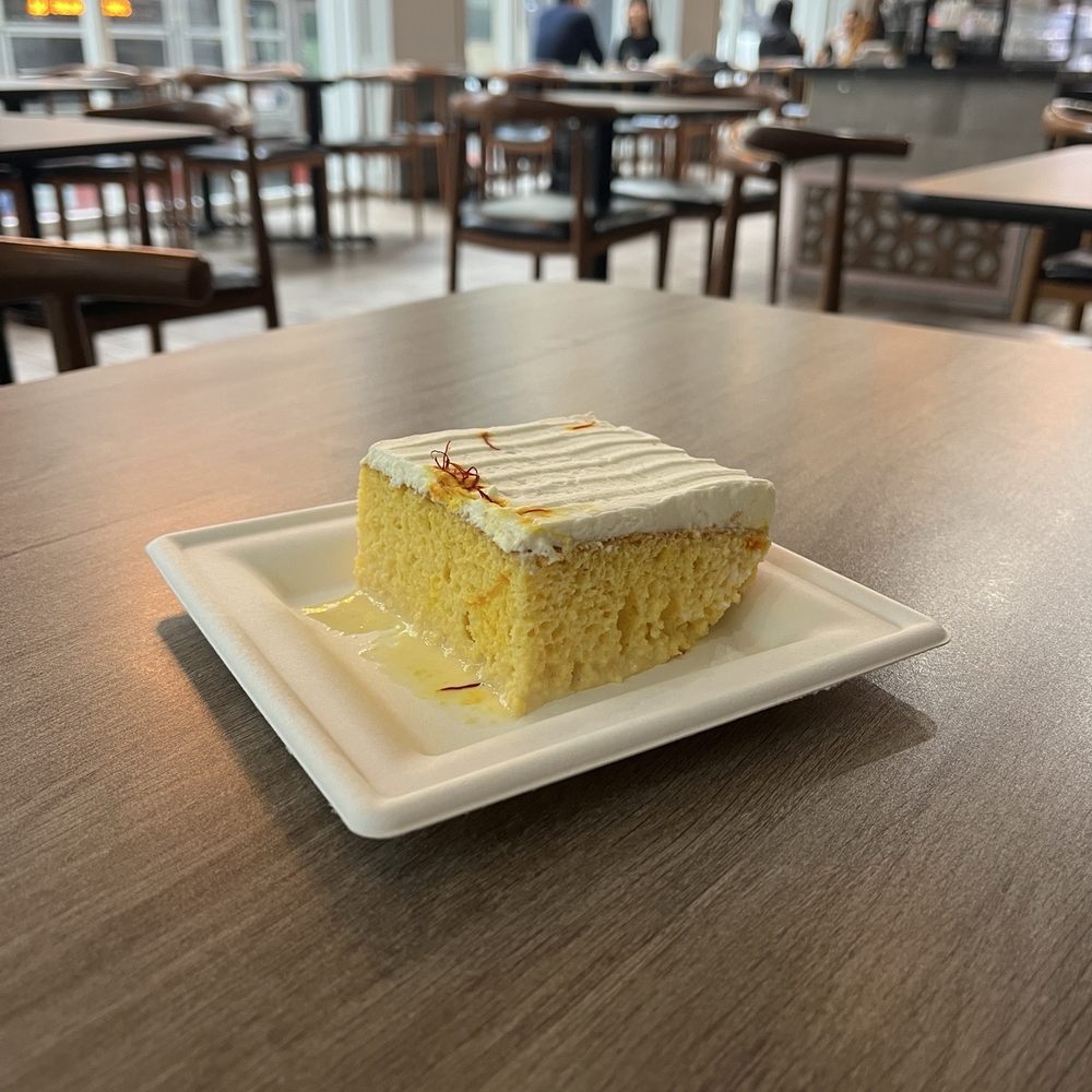Delah Coffee - Saffron Milk Cake - Coffee & Tea Near Me - San Francisco, California Delah Coffee - Saffron Milk Cake - Coffee & Tea Near Me - San Francisco, California