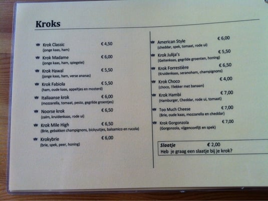 Menu photo 5 Kroktailbar Fabiola Antwerp, VAN