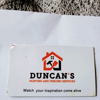 Duncan's Paint & Fencing Services - Our Logo, our services. - Painters Near Me Duncan's Paint & Fencing Services - Our Logo, our services. - Painters Near Me