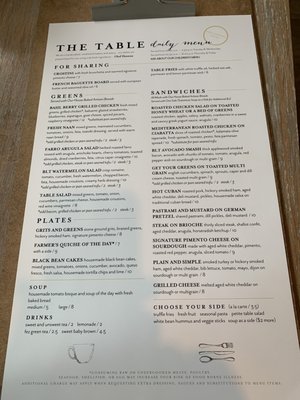 Menu photo 7 The Table Asheboro, NC