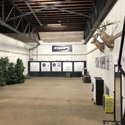 Magnum Sports - View of the indoor archery range.