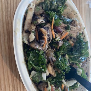Bolay - Black Rice, Kale Yea, power brand, mushrooms, double pork, cilantro and creamy garlic and herb sauce. - New American Near Me - Oviedo, Florida