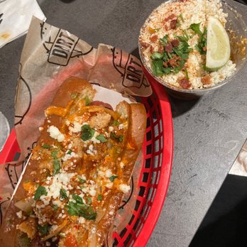 Dirt Dog - Tapatio Dog & Elote - Hot Dogs Near Me - Long Beach, California Dirt Dog - Tapatio Dog & Elote - Hot Dogs Near Me - Long Beach, California