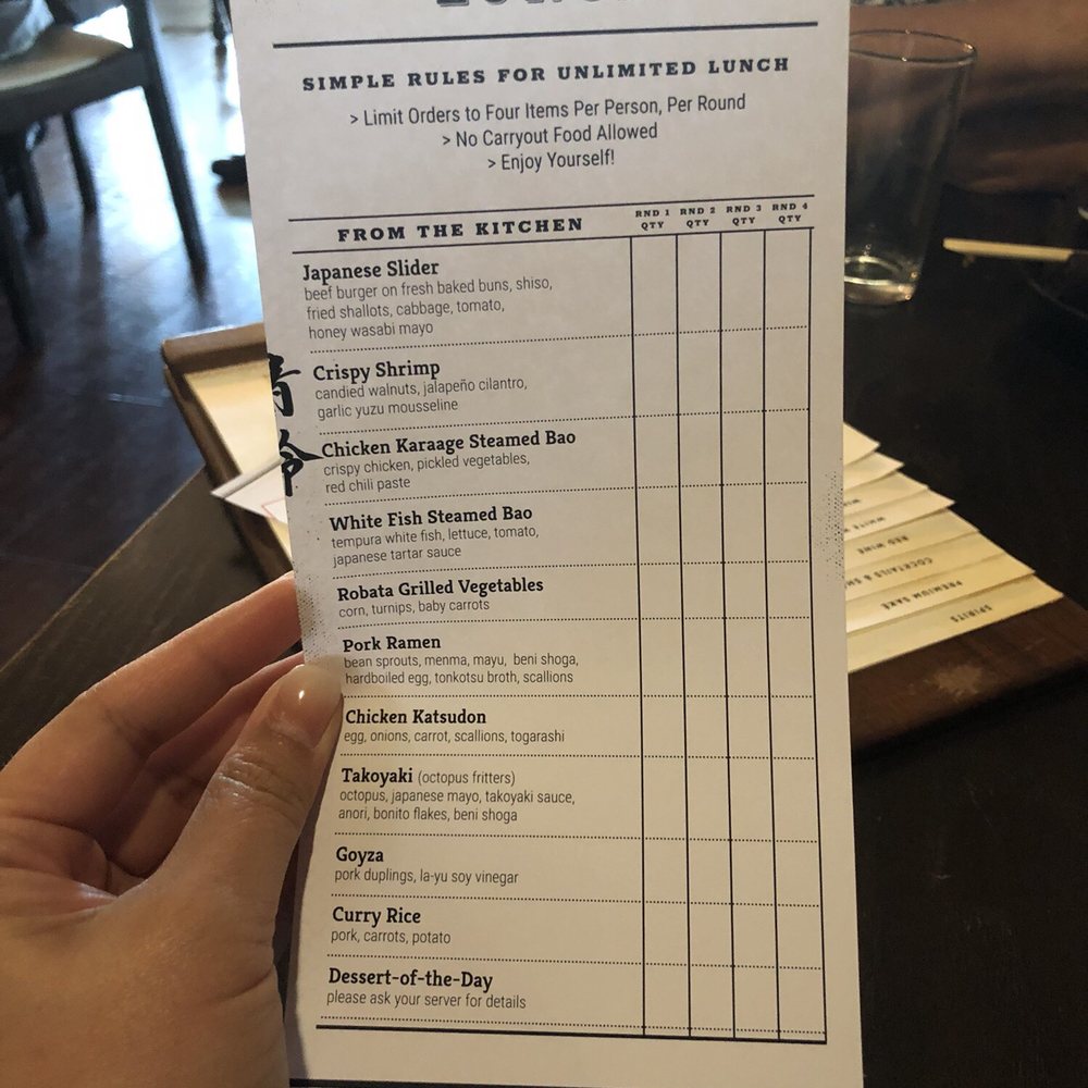 Dragonfly Robata Grill & Sushi - Unlimited izakya lunch - Sushi Bars Near Me - Orlando, Florida