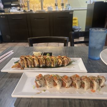 Ginzaya - Jessica albacore roll Seared bluefin tuna roll - Japanese Near Me - La Mirada, California Ginzaya - Jessica albacore roll Seared bluefin tuna roll - Japanese Near Me - La Mirada, California