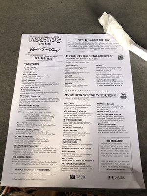 Menu photo 3 Mugshots Grill & Bar - Biloxi, MS Biloxi, MS Menu photo 3 Mugshots Grill & Bar - Biloxi, MS Biloxi, MS