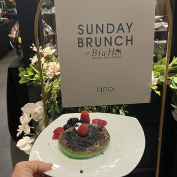 AnQi Bistro - Panden pancake, this is ok - Asian Fusion Near Me - Costa Mesa, California