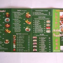 Asia & Sushi-Bar - Flyer Frontseite (Sushi)