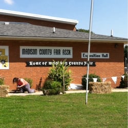 Madison County Fair Assn - Main building.