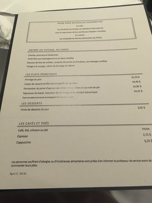 Menu photo 2 Resto-Ecole la Relève Gourmande Montreal, QC